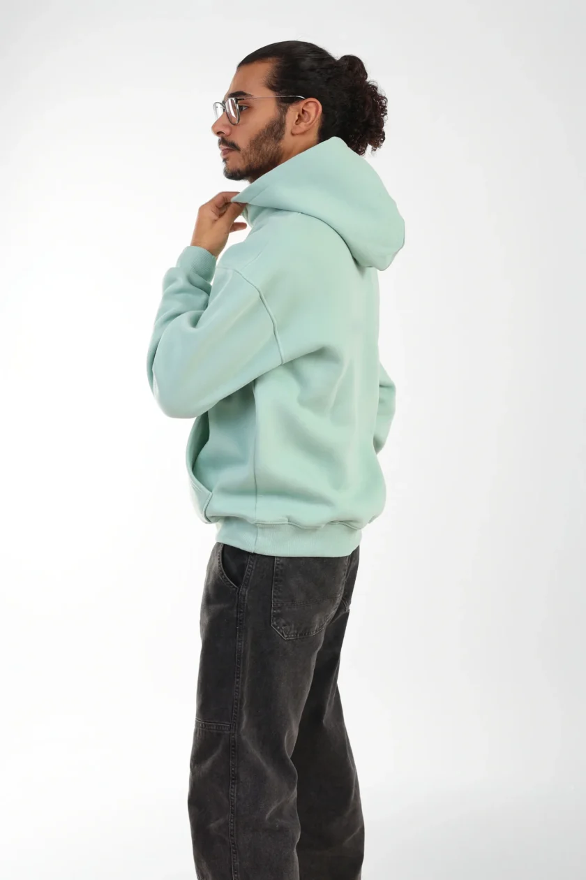 UNKNOWN GREY HOODIE (MINT GREEN) - Image 2