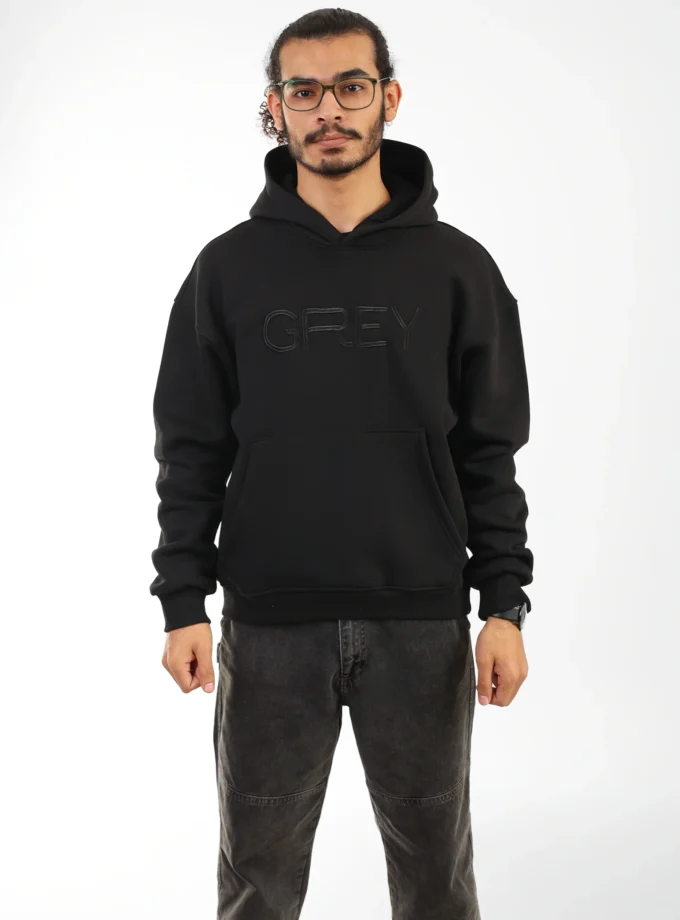 UNKNOWN GREY HOODIE (BLACK)