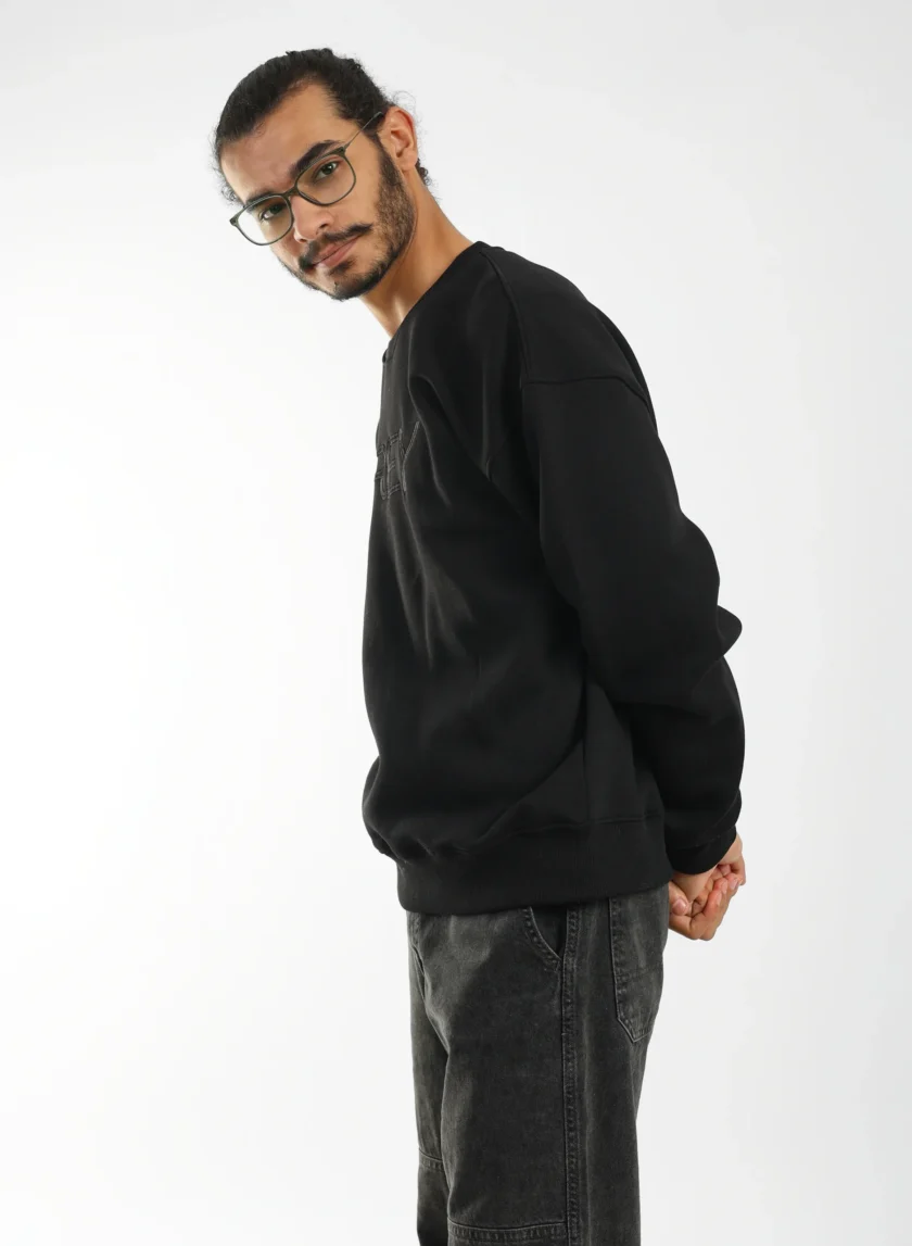 UNKNOWN GREY CREWNECK (BLACK)