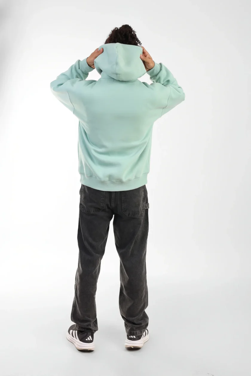 UNKNOWN GREY HOODIE (MINT GREEN) - Image 4