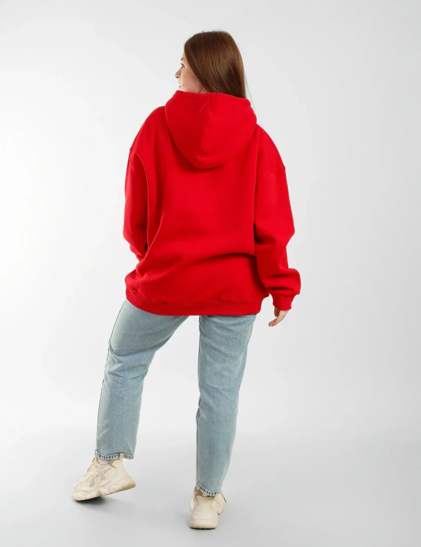 UNKNOWN GREY HOODIE (Red) - Image 5