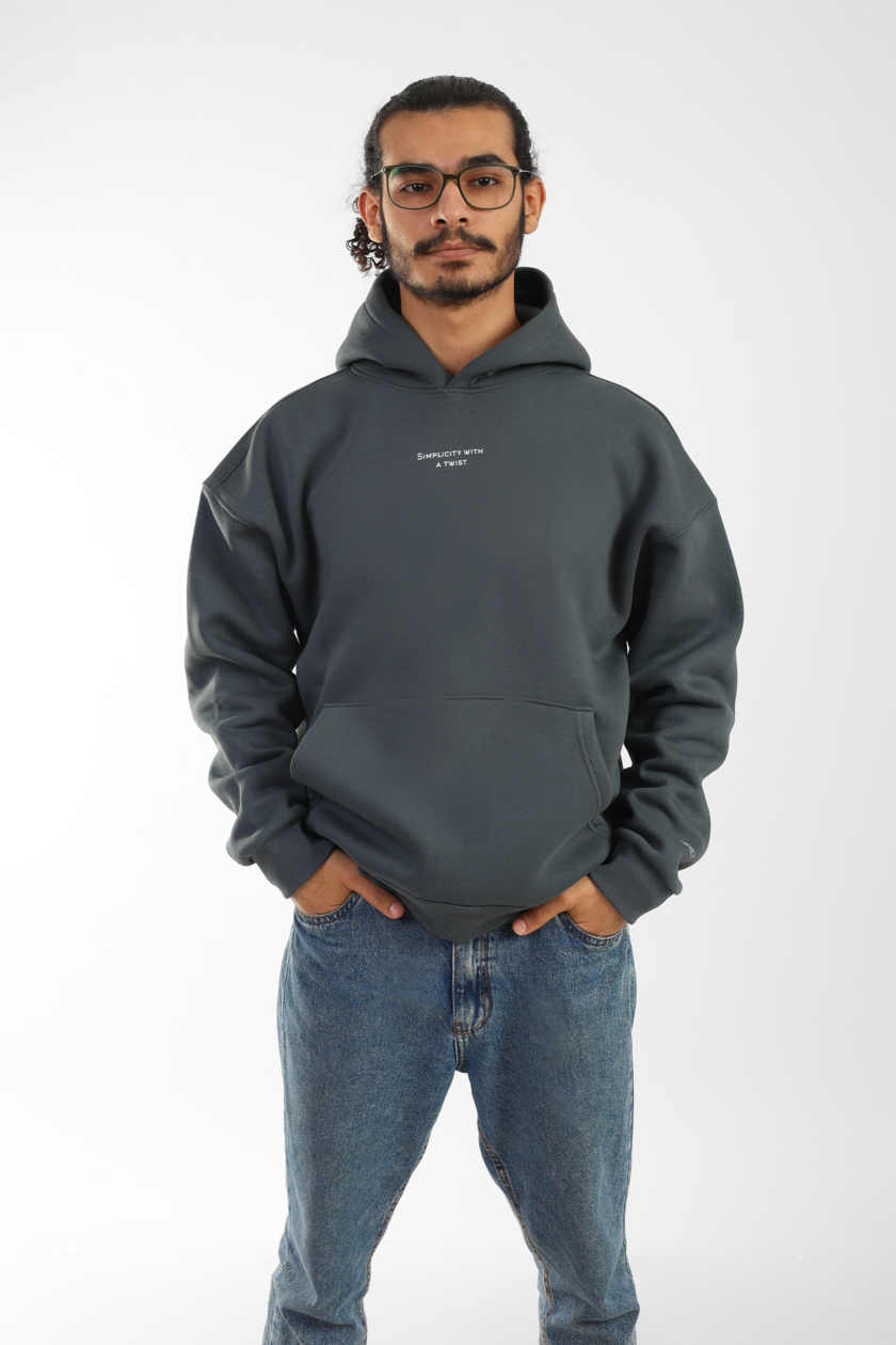 Simplicity HOODIE (Grey) - Image 4