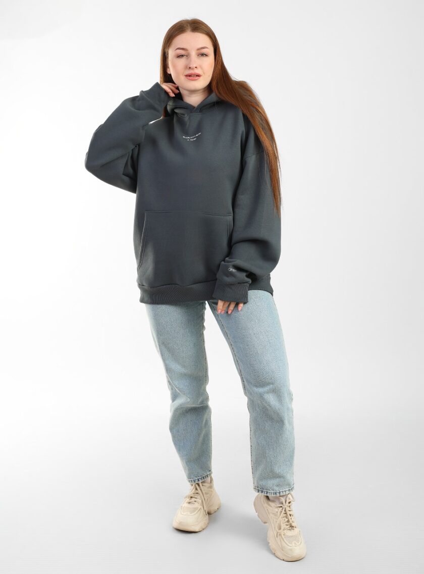Simplicity HOODIE (Grey) - Image 5